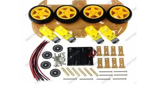 4WD Robot Smart Car Chassis Kits car with Speed Encoder for Arduino