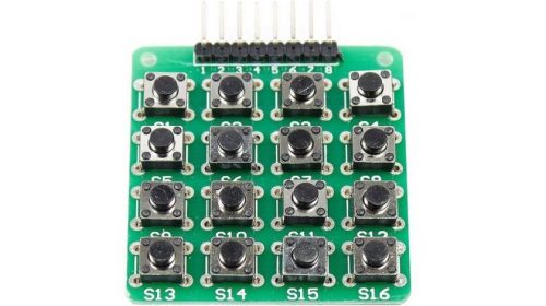 MCU Extension 4 x 4 16-Key Matrix Keyboard Module