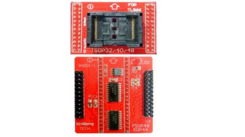 TSOP32/40/48 Adapter TSOP-48-0.5-OTS048 & SOP44-DIP48 Adapter SOP44-1.27-TP01NT for TL866II Plus / TL866A / TL866CS Programmers