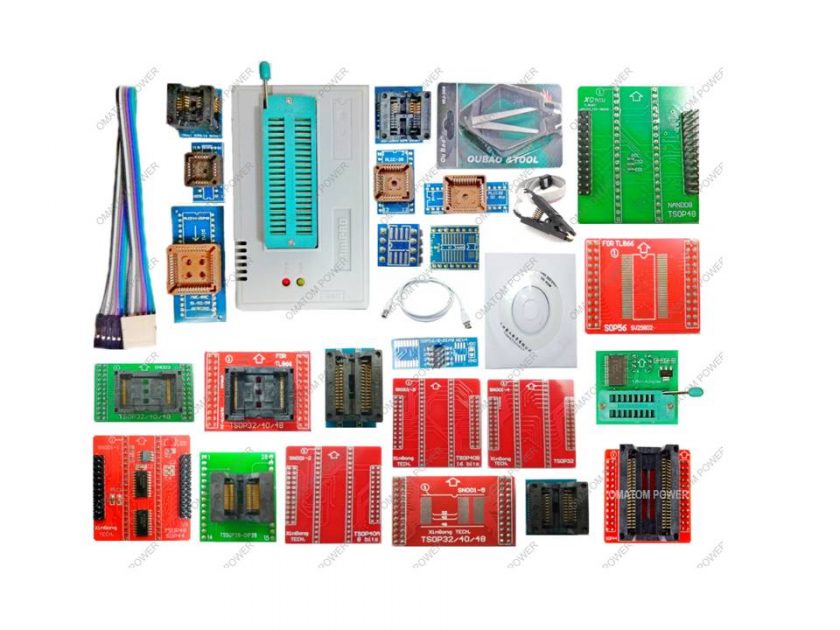 arithmetic Carrot Silently TL866II Plus USB BIOS EPROM Programmer with 25 Adapter Set - India