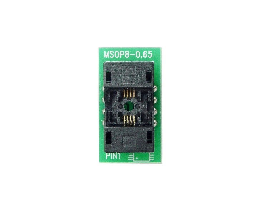 Slide2 MSOP8 0.65mm Adapter for RT809H RT809F T48 T56 T76 XELTEK Programmers - Image 1